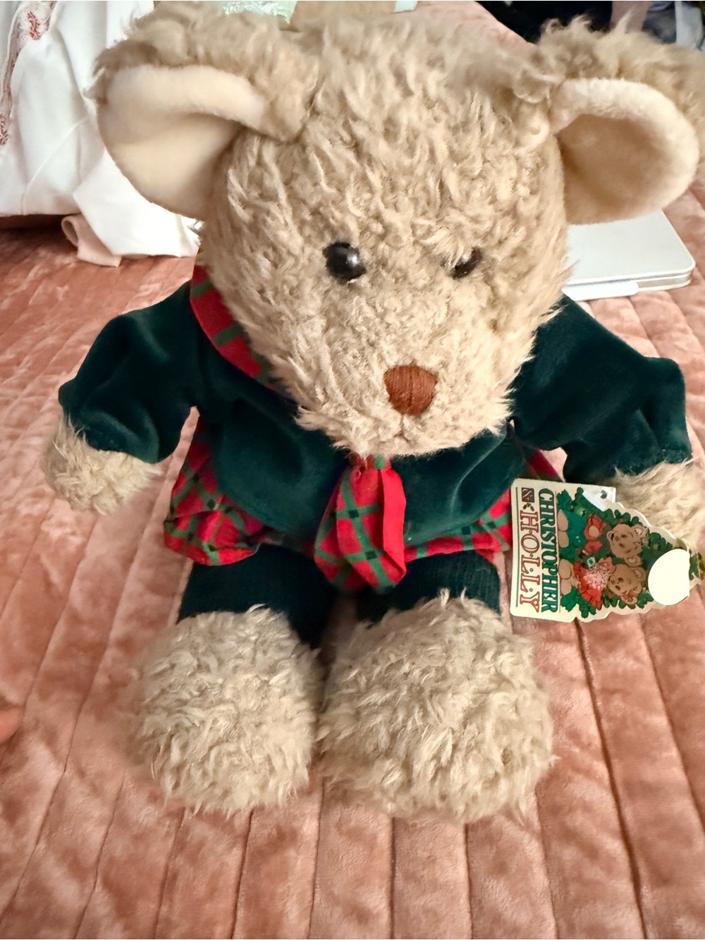 Vintage 1994 Christopher & Holly Teddy Bear Toys R Us 12” Plush NWT